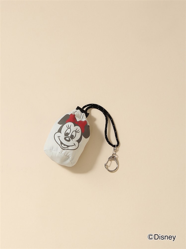 Disney／袋付きエコバッグ／Minnie Mouseプリント4 可愛い バッグ